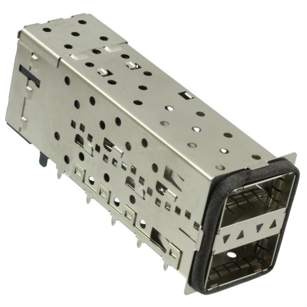 2085945-7 QSFP+ Cage Assembly 2x1 Port With Integrated Connector Included