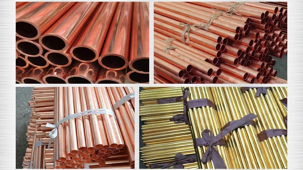 Copper Pipe AC 1/4 Capillary Pancake Coil Tubes C12200 Astmb280 Soft Drawn C70600 C71500 Seamless Brass Water Tubing Air Conditioner HVAC Insulated Copper Pipe