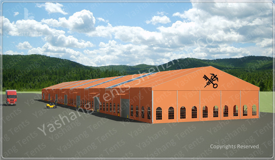 Outdoor Portable Industrial Storage Tents Shelter , Commercial Storage Tents