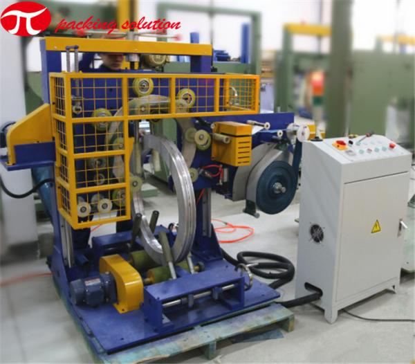 Simple Structure 40r/Min Rotating Bearing Packing Machine 380V / 50Hz For Steel