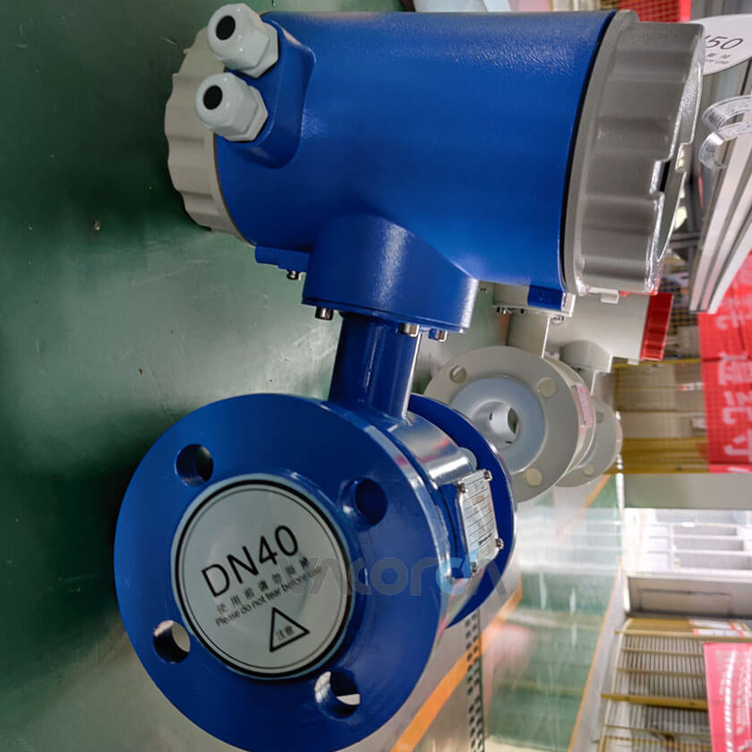 Brass Water Electromagnetic Flow Meter Electromagnetic Flow Meter Display Convertor