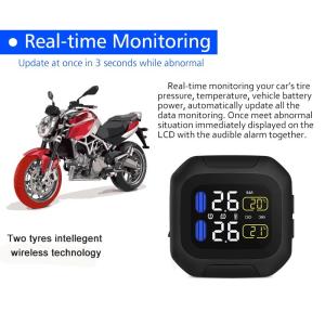  Global use Motorcycle Tire Pressure Monitoring System TPMS Sensors with External Sensor Manufactures
