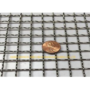 High Tensile Woven Quarry Rock Square Crimped Wire Mesh