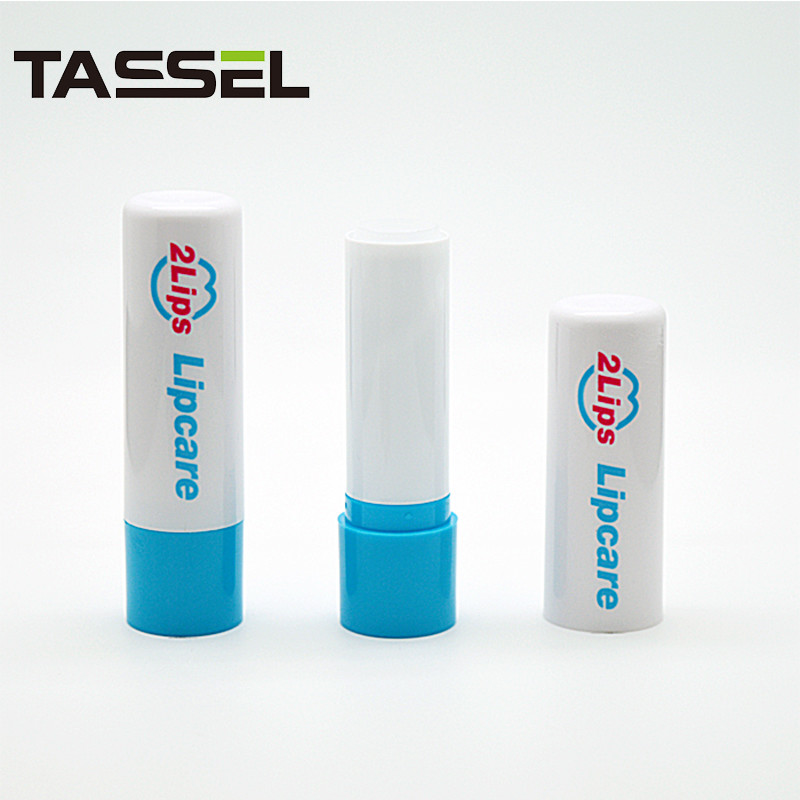 4.8g Cosmetic Round Lip Balm Tubes Hot Stamping Surface For Lip Gloss