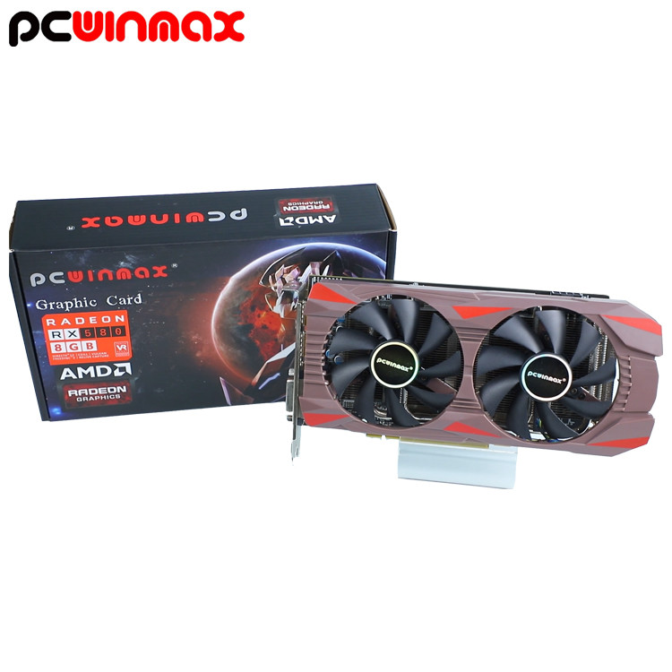 Polaris 20 XTX Mining Graphic Card RX 580 8GB Support Overclock Amd Radeon 256bit