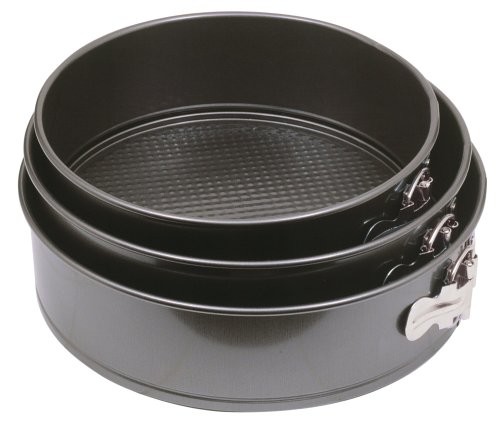 3pcs Nonstick Springform Pan Cheesecake Pan Leakproof Cake Pan Bakeware Loose Base Cake Baking