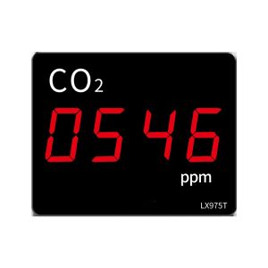  LX975T-A Air Quality Monitor with CO2 Real Time Detection Large LED Display Built-in Probe for Home Office School Indoor Use Manufactures