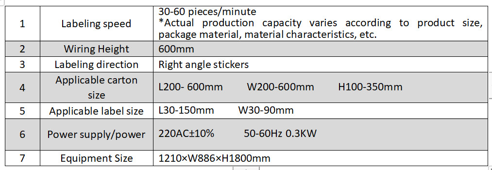 Flexible Convenient TN-PA6210X Instant Printing Right Angle Labeling Machine