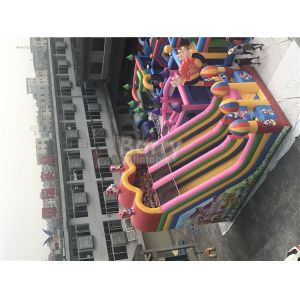 Customized Mickey Mouse Inflatable Jumping Castle Slide For Backyard