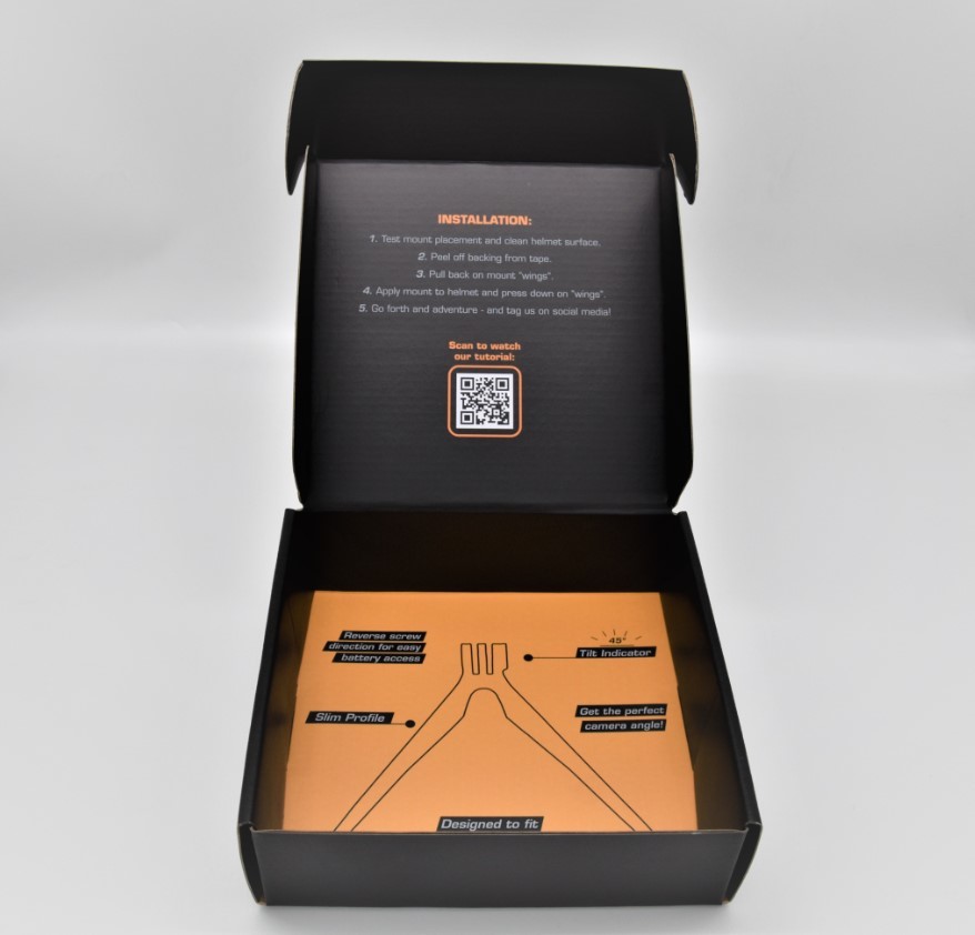 Collapsible Cardboard Corrugated Mailer Boxes Shipping For Helmet Spare Parts