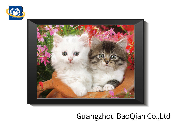 3D Deep Effect Pictures With PP / PET / Plastic / PS Board Material