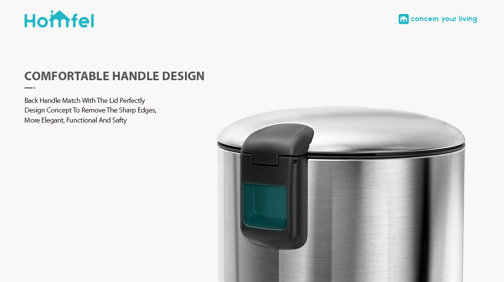 3L 5L 12L 20L 30L Steel Round foot operated trash can for Home Bathroom Kitchen