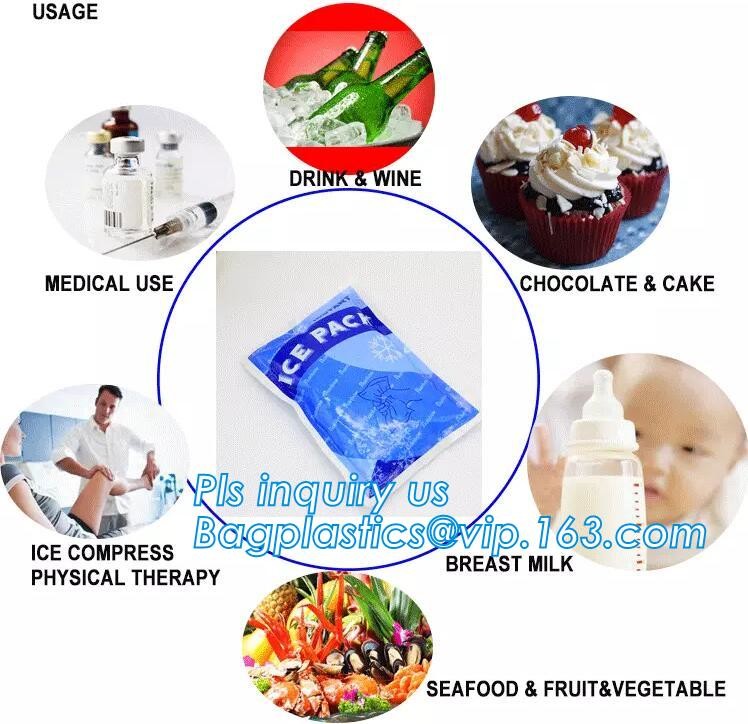 biodegradable ice bag pack reusable injection ice pack for cold compression, Reusable Gel Ice Bag Insulated Dry Cold Ice