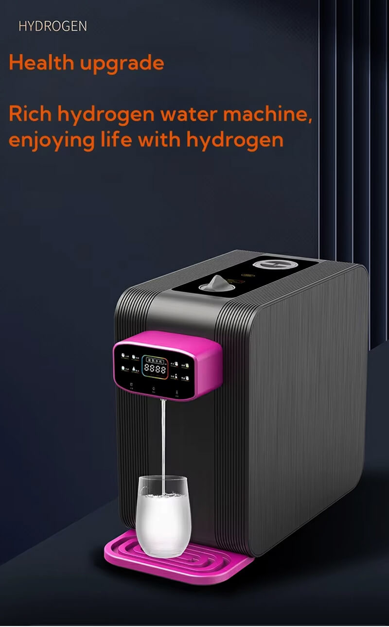 AC110/220V Hydrogen Water Machine Dispenser 4000ppb With Hot Water Filling Systems