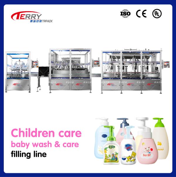 Stainless Steel Detergent Dishwashing Liquid Filling Machine OEM ODM