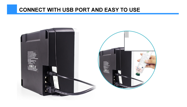 Desktop Barcode Scanner for Supermarket Goods OEM 1D Omnidirectional Scanning Machine