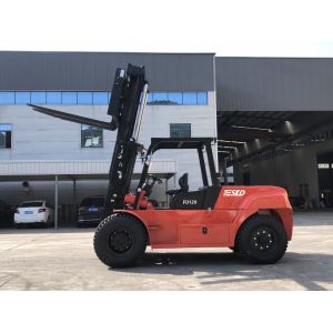 China 600mm Load Center Heavy Lift Forklift With Customized Design And Front Or Rear Wheel Steering Type on sale