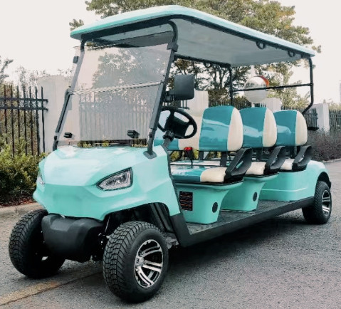 Lead-acid Cell Four Wheeler Electric Golf Cart Long Range New Energy Golf Hunting Cart