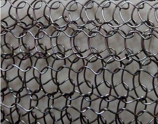 Compressed Knitted Stainless Steel Wire Mesh Panels Exhaust System Mounting
