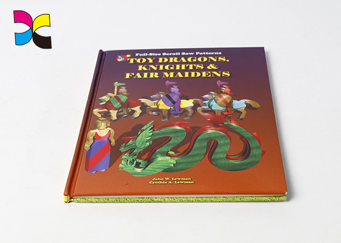 Sewing Binding Hardcover Cookbook Printing , Coloring Recipe Book Printing Service