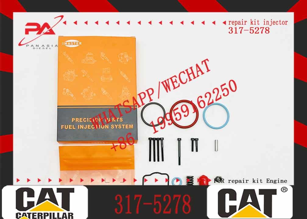 Diesel Engine C10 C12 Fuel Injector 317-5278 3175278 for CAT Caterpillar C3196 Excavator Crawler Excavator 3 Years Provided