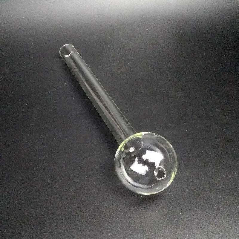 7 Inch Large Glass Smoking Pipe Thick Clear Daily Use Hand Blown Technology