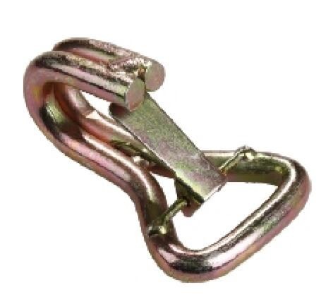 PVC Vinyl Coated 2 Inch Tie Down Straps , Double J Hook Ratchet Tie Down