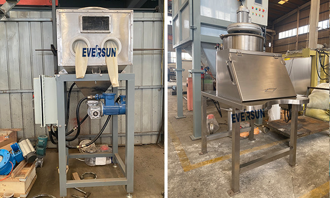 15 25 50 Kg Dust-Free Material Feeding System Bag Tipping Station For Cement Lime