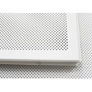 600 x 600 Acoustic Ceiling Tiles Aluminum Perforated Metal Ceiling for Open Area