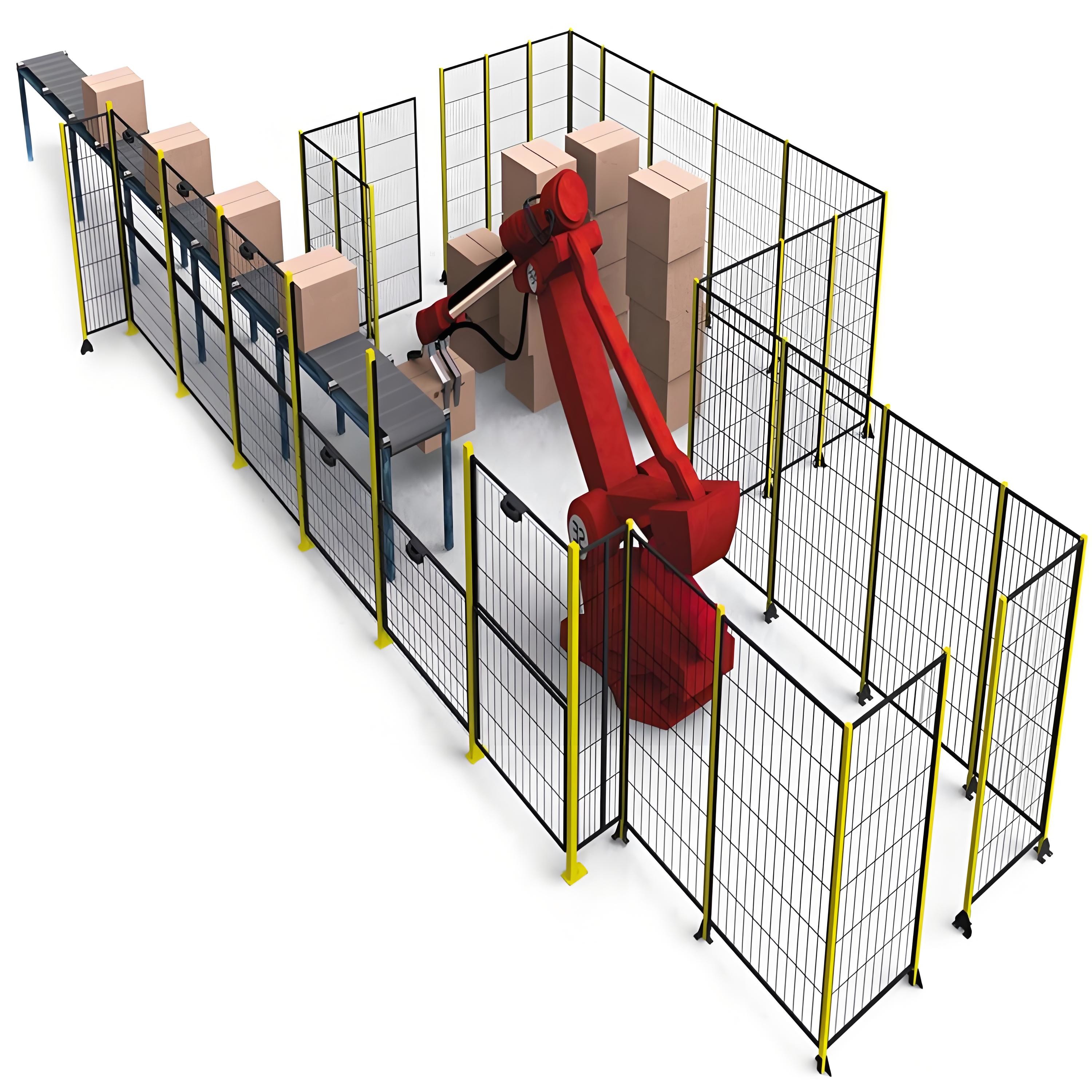Temporary Removable Metal Wire Mesh Fencing Galvanized 1.2M For Workshop / Warehouse