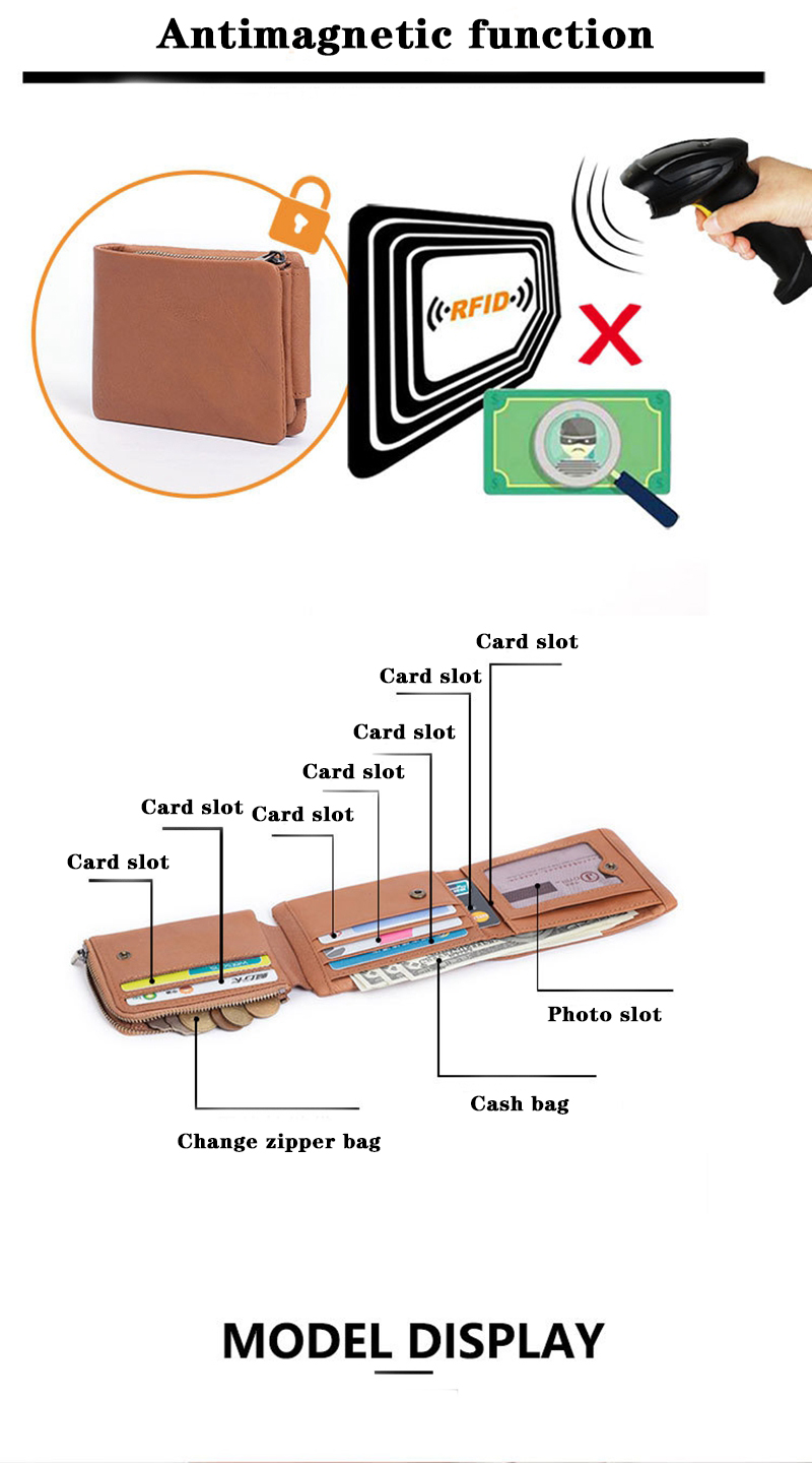 Letter Pattern Minibook Short Card Holder Purse Multifunction Multicard Leather Wallet