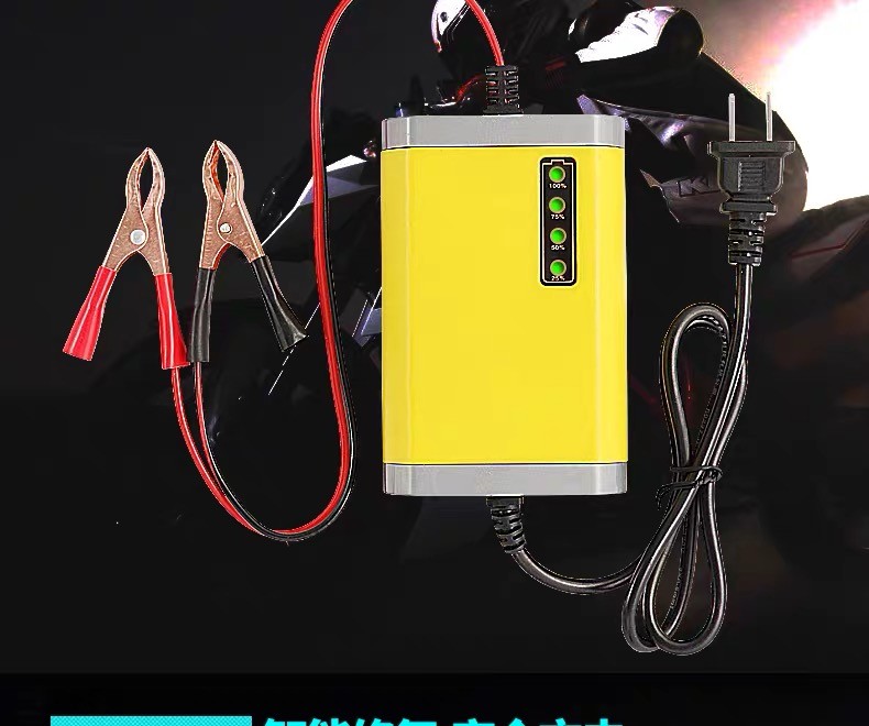 Smart Motorcycle 6A 12V Lead Acid Battery Chargers For Vehicle
