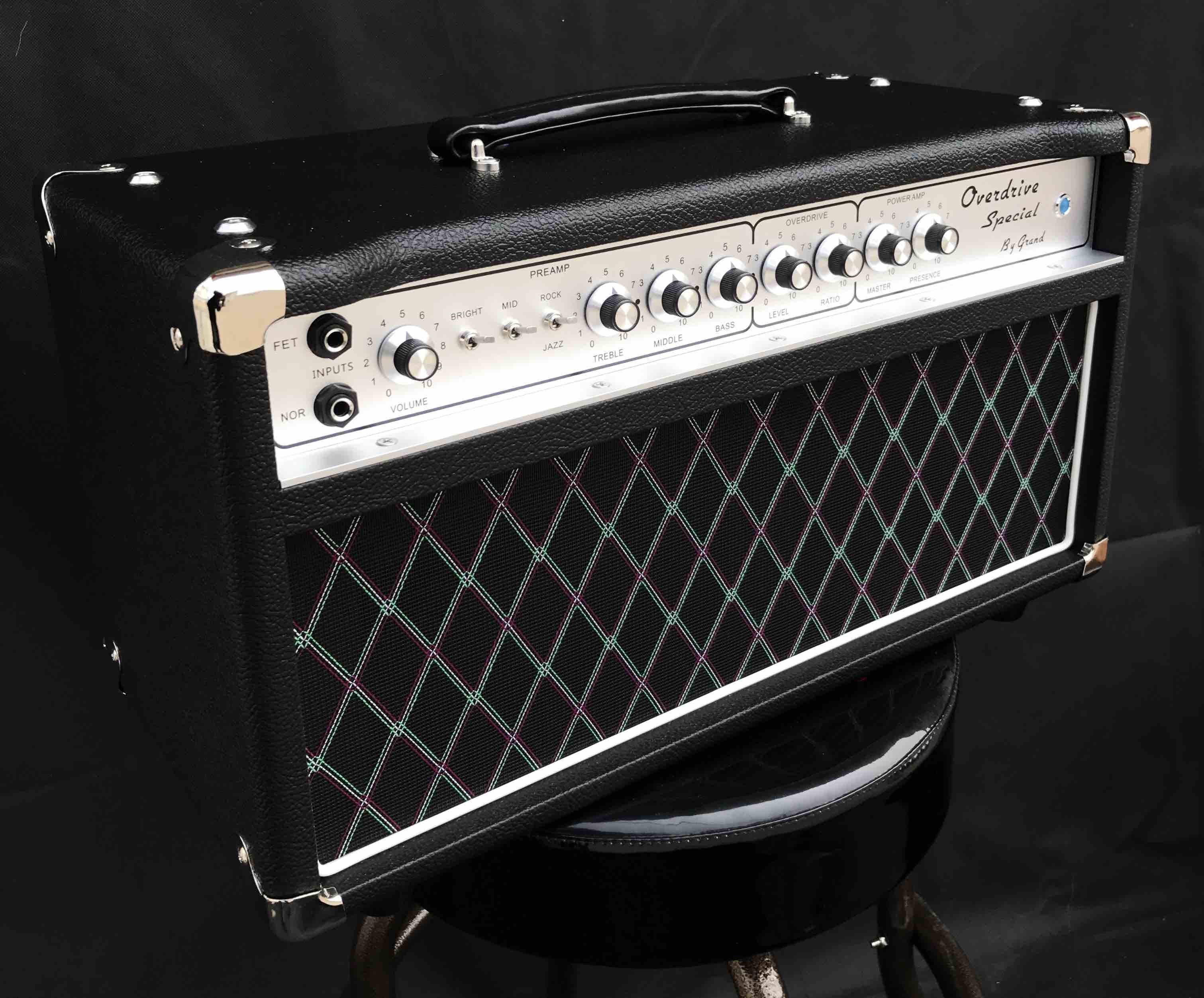 Grand Dumble Boutique Hand-wired Overdrive Special ODS50 Amp Head 50W in Black Custom Faceplate is Available