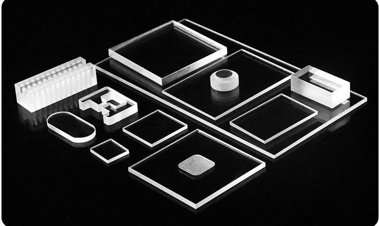 Plano Convex Lenses Optical Components Clear Quartz Plate 230-1600nm