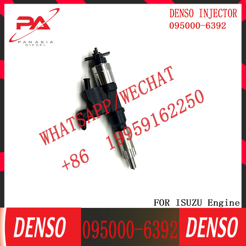 New design 095000-6392 For Isuzu 8-97609789-2 Diesel Common Rail Fuel Injector 095000-6372 with great price
