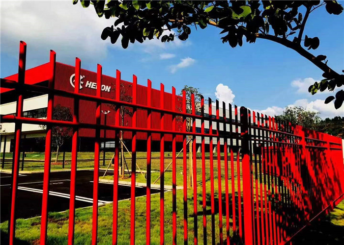 Powder Coated Tubular Steel Fence 75X75mm For Residential