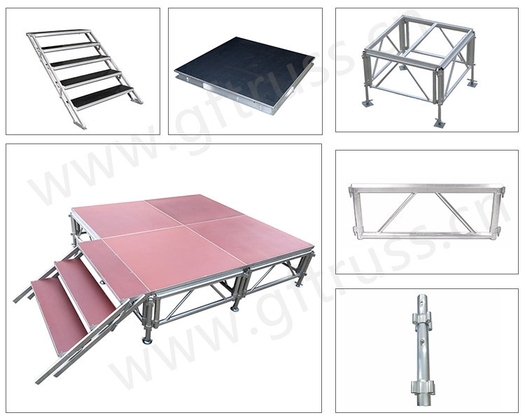 Heavy Duty Aluminium Stage Platform 0.9m Adjustable Height