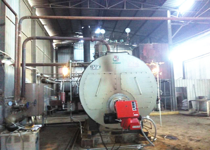 Gas Oil Fired Steam Boilers Fire Tube Automatic Control For Textile Mill
