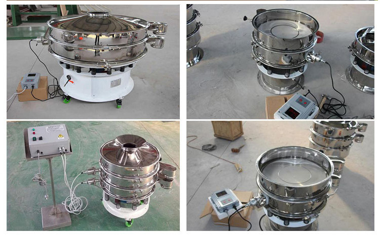 Ultra Quiet 1 - 5 Layer Ultrasonic Vibrating Screen Machine For Food Processing