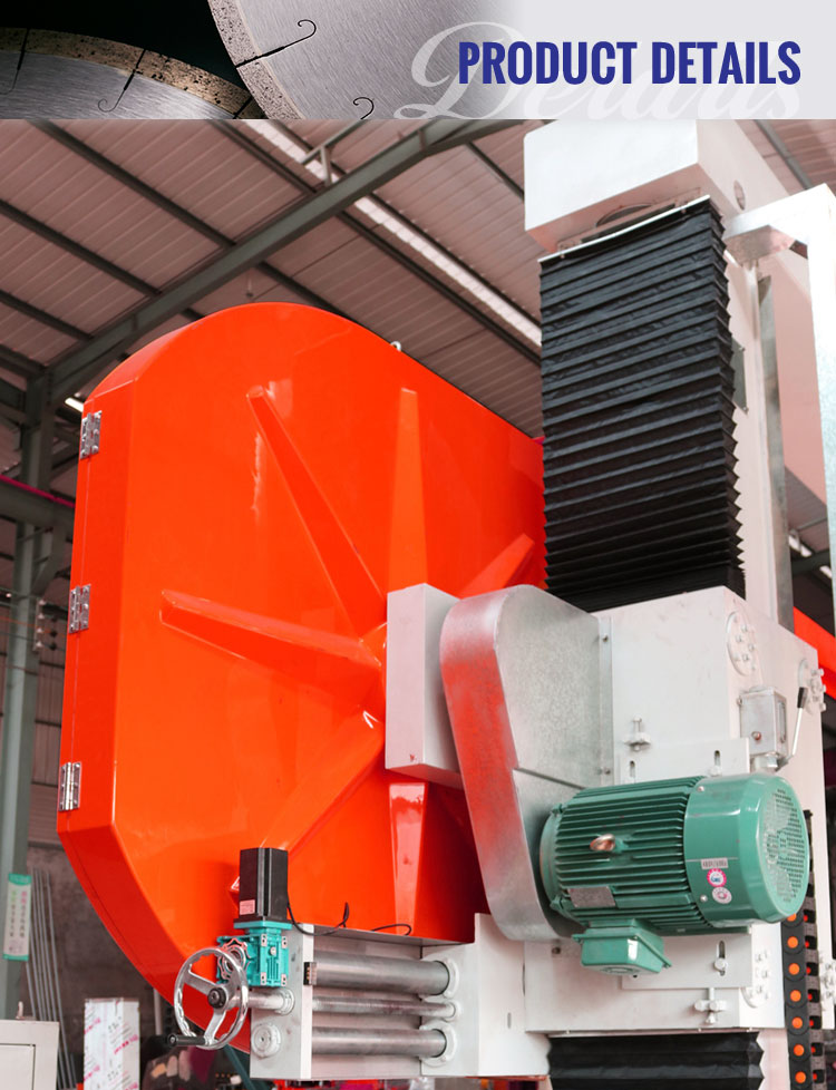 Stone Industry 6800 kg Automatic CNC Diamond Wire Saw For Stone Profiling Squarying