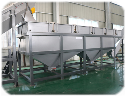 300-1500kg/H Plastic Washing Recycling Machine 120kw HDPE Washing Line