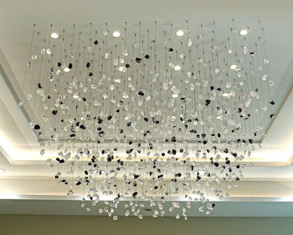 Nordic Style Modern Indoor Decoration Light Villa Mall Staircase Handmade Art