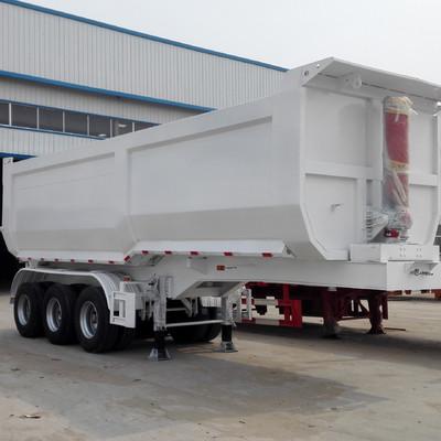 CIMC A 100 Ton Dump Truck Overturned in a Chinese Factory, and a 3-axle-4-axle