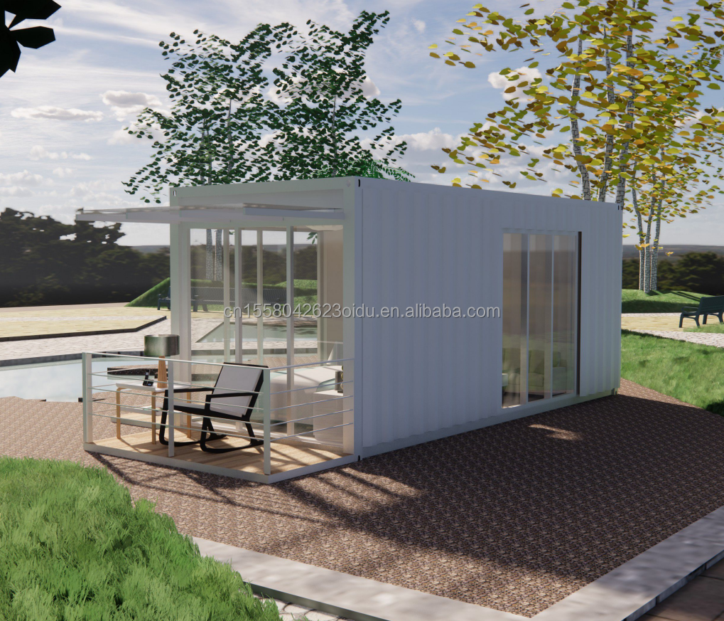 20ft Steel Frame Galvanized Steel Bending 180g Bathroom Container House Movable Prefabricated House for Products