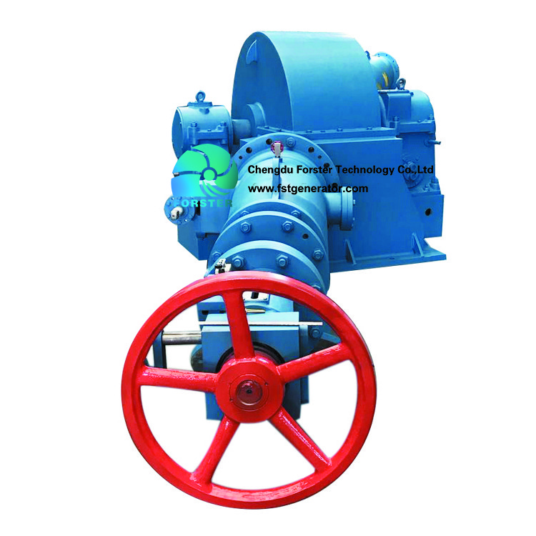 High Water Head Hydroelectric Power Plant Generator For 1.09m3/S Flow Rate