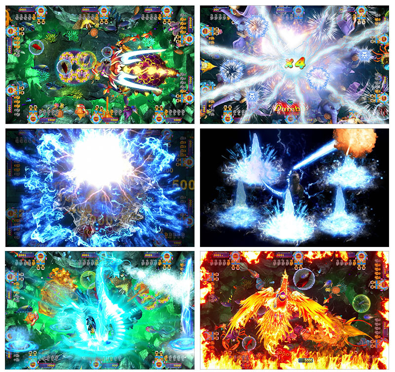 4-6-8-10 Players Fish Game Motherboard Godzilla2 King Of The Monsters