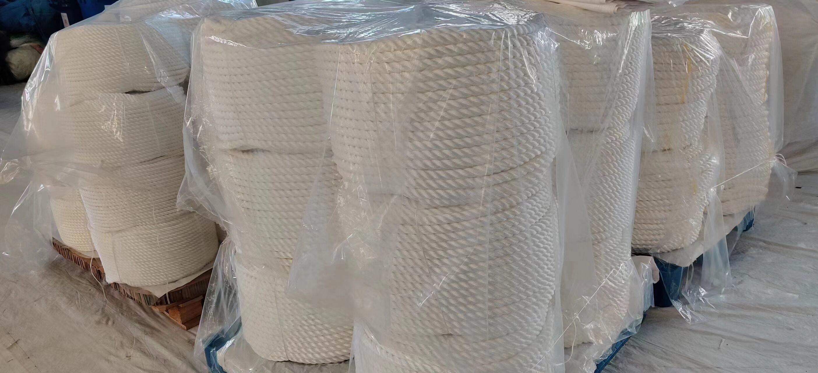 19mmx220m 3 Strand Twisted Nylon Marine Anchoring Rope With High Breaking Load