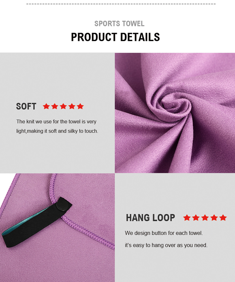 Wholesale Custom Summer Recycled Quick Dry RPET Microfiber Suede Beach Towel With Logo