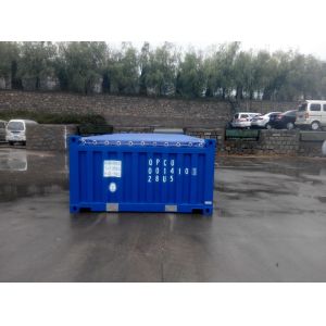Customized Standard Half Height Container 20ft Open Top Width 2438MM