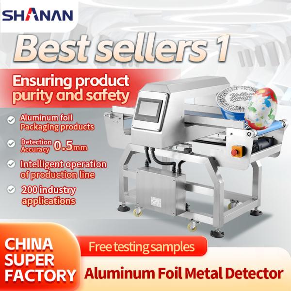 Industrial High Sensitivity Conveyor Belt Tunneheese Chocolate Egg Aluminum Foil